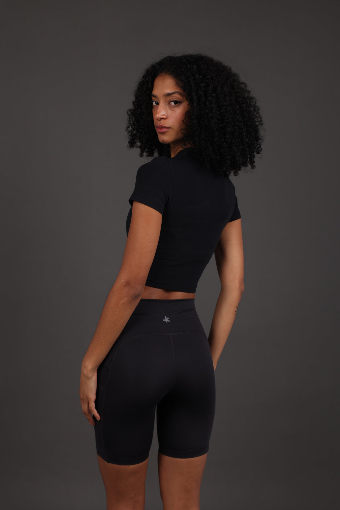 "Second Skin" Cropped Lycra T-Shirt