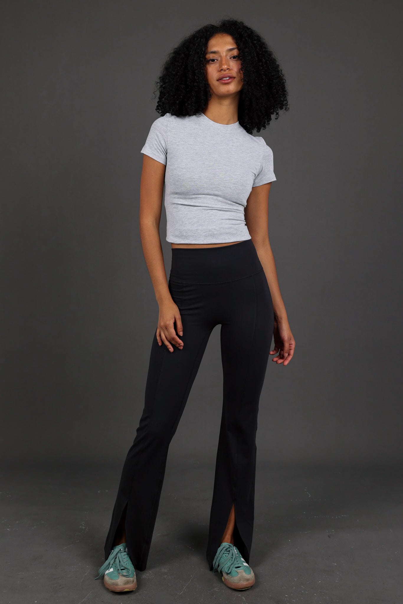 "Sculpt" Split Hem Yoga Pants