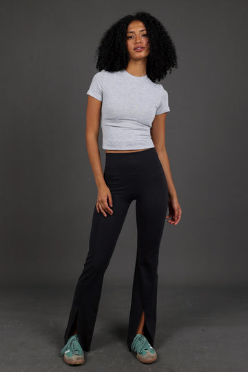 "Sculpt" Split Hem Yoga Pants