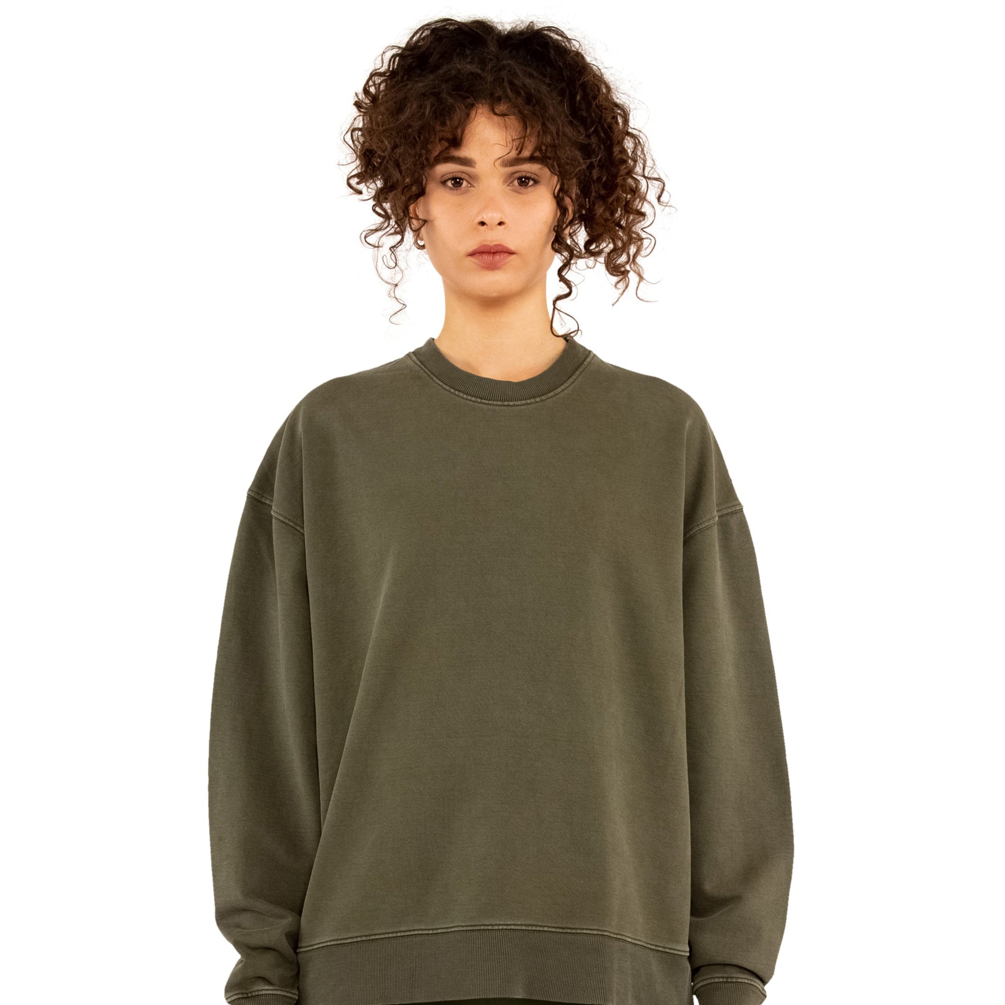 Garment Dyed ‘Uniform’ Crewneck Sweatshirt