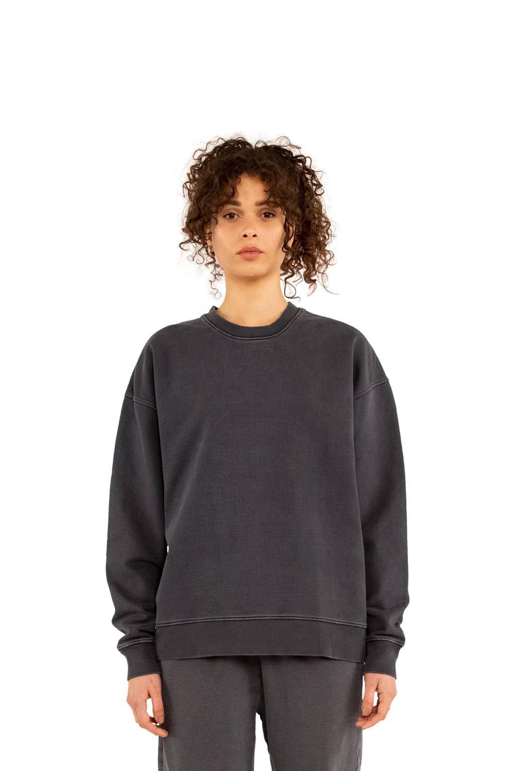 Garment Dyed ‘Uniform’ Crewneck Sweatshirt