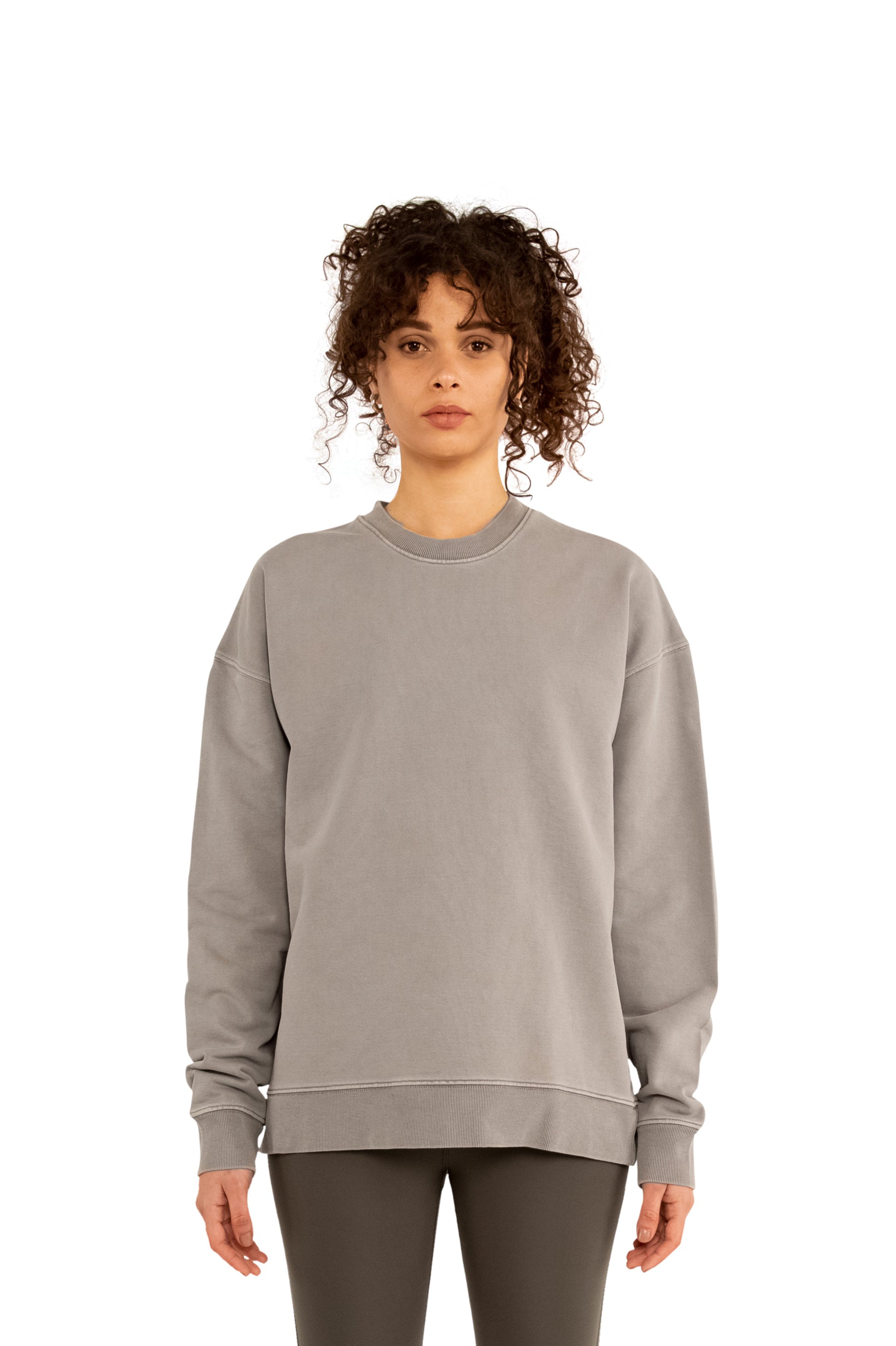 Garment Dyed ‘Uniform’ Crewneck Sweatshirt