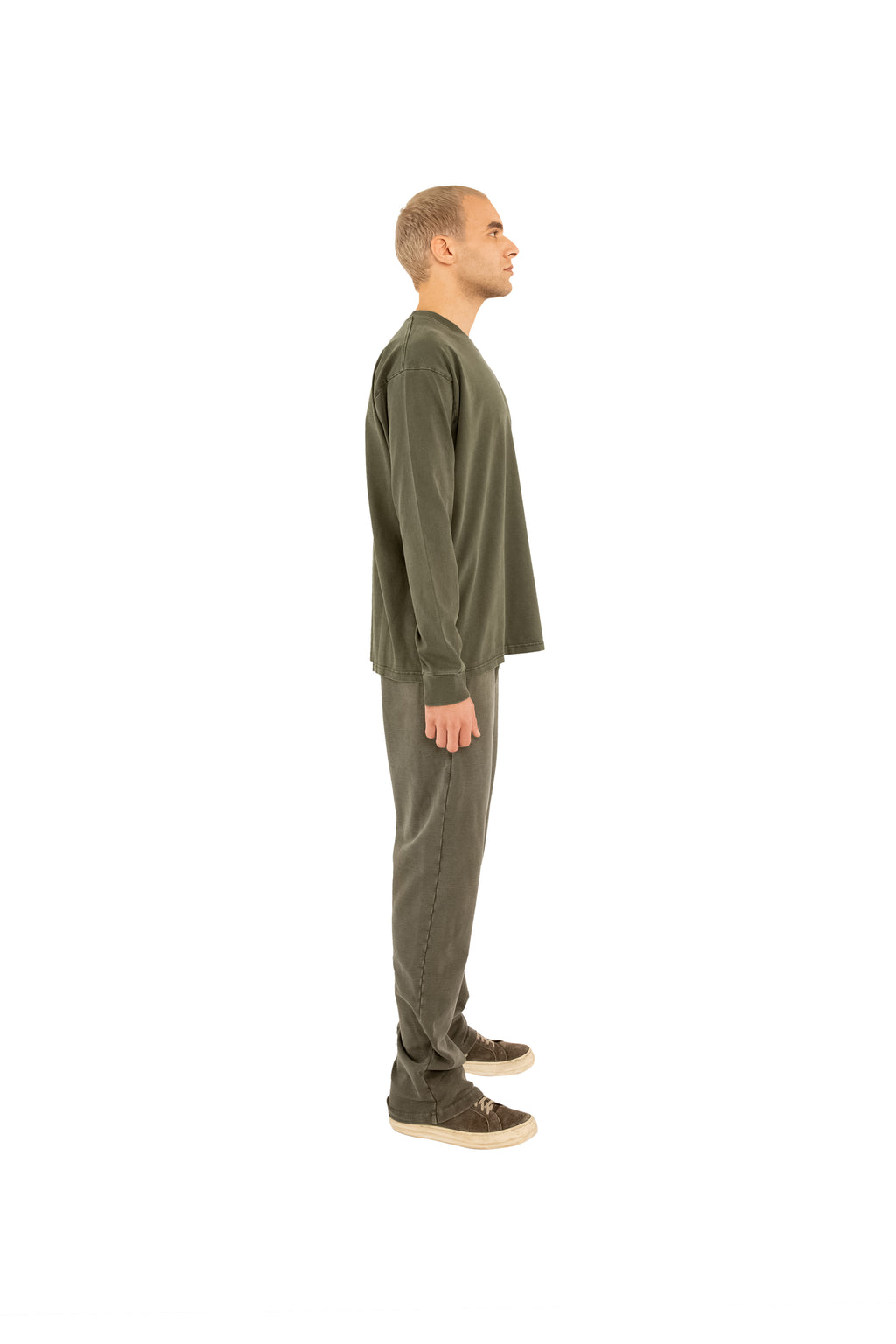 Garment Dyed ‘Everyday’ Long Sleeve T-Shirt