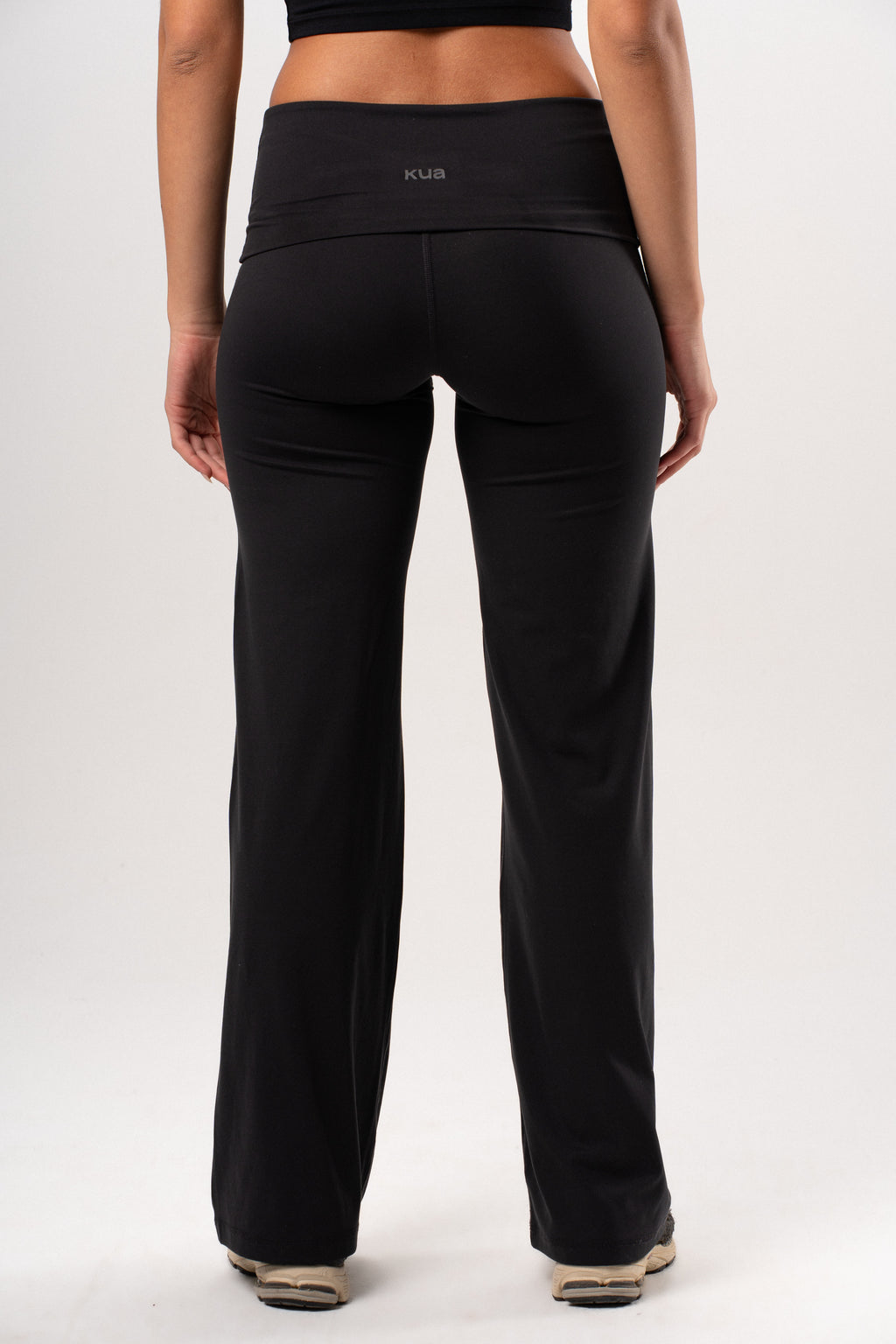 Nova Folded Waist Flared Leggings