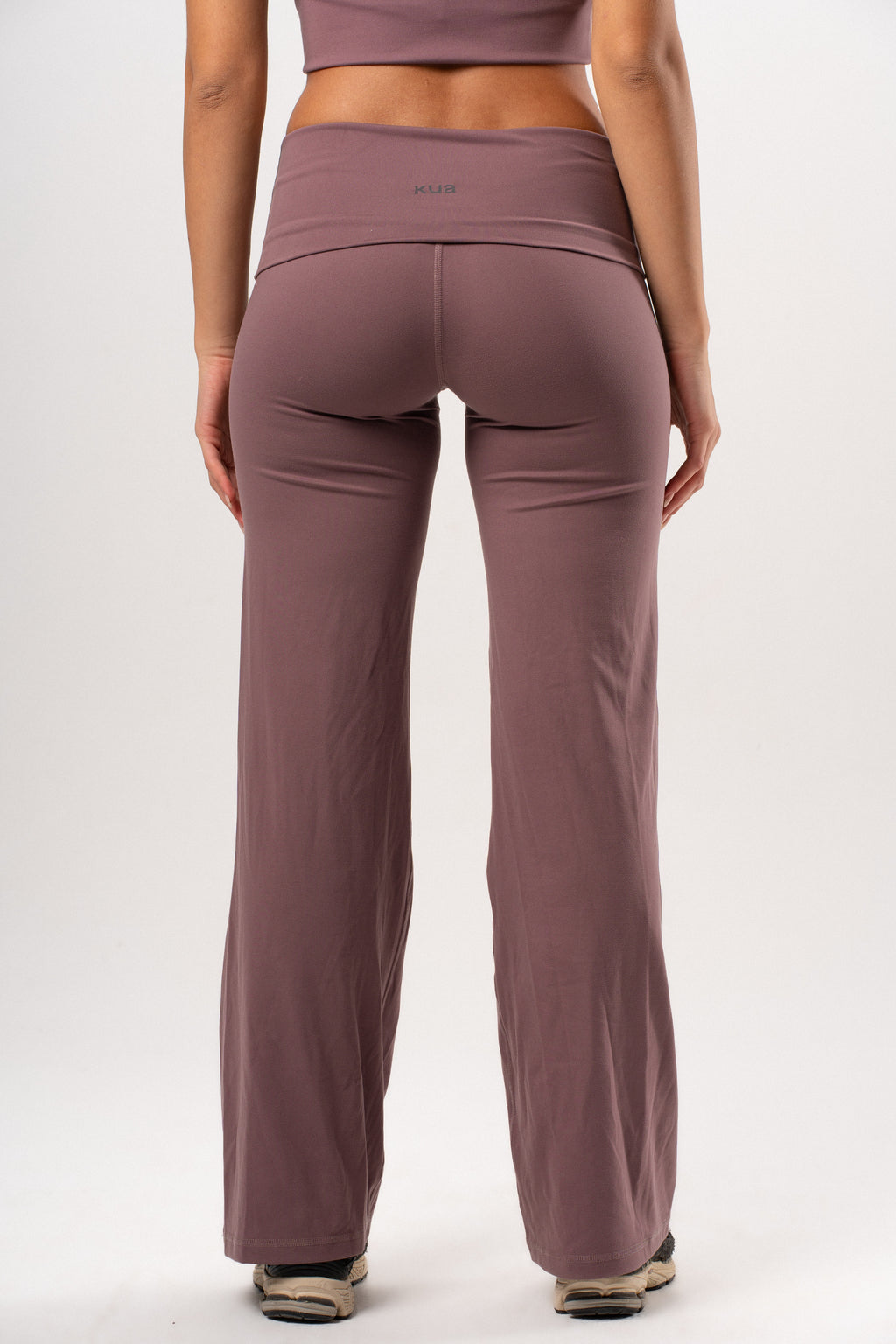 Nova Folded Waist Flared Leggings