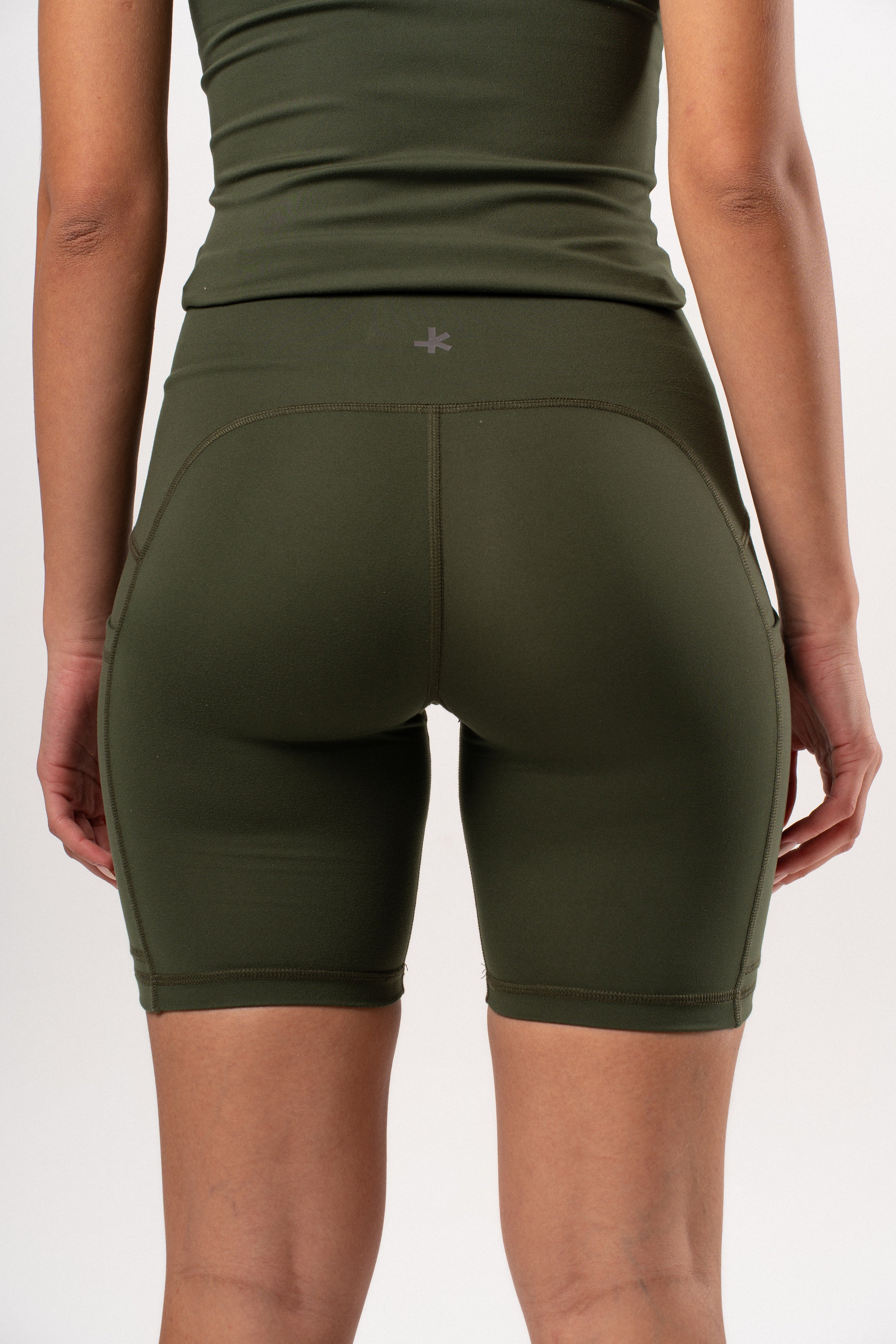 Utility Pocket Biker Shorts