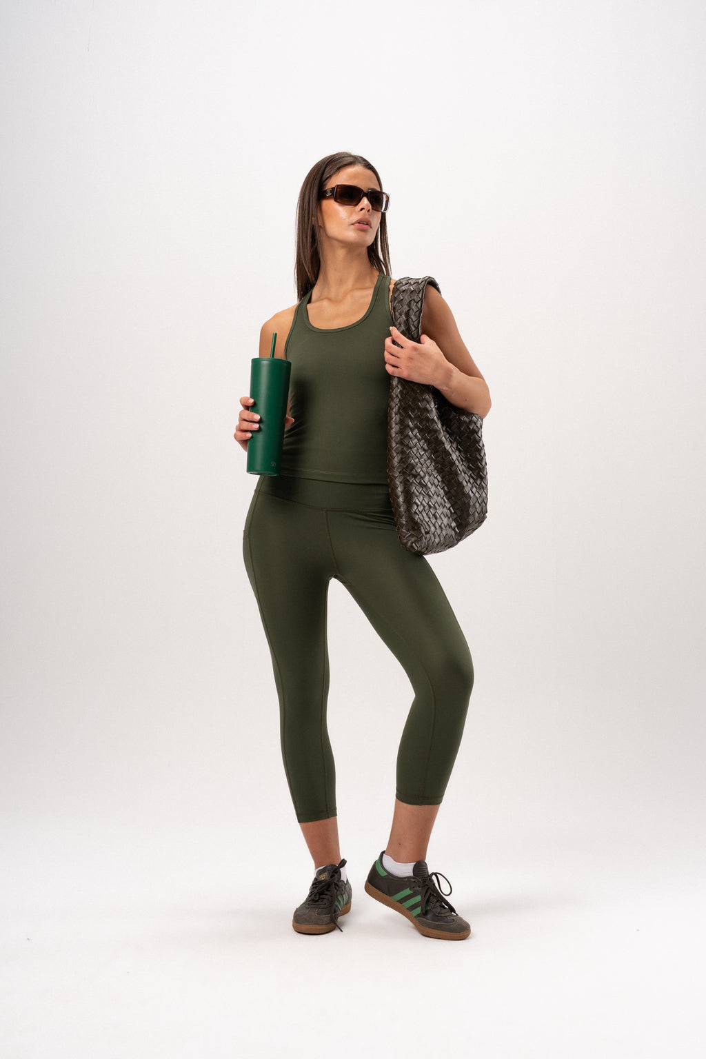 Utility High Waist Pocket Capri