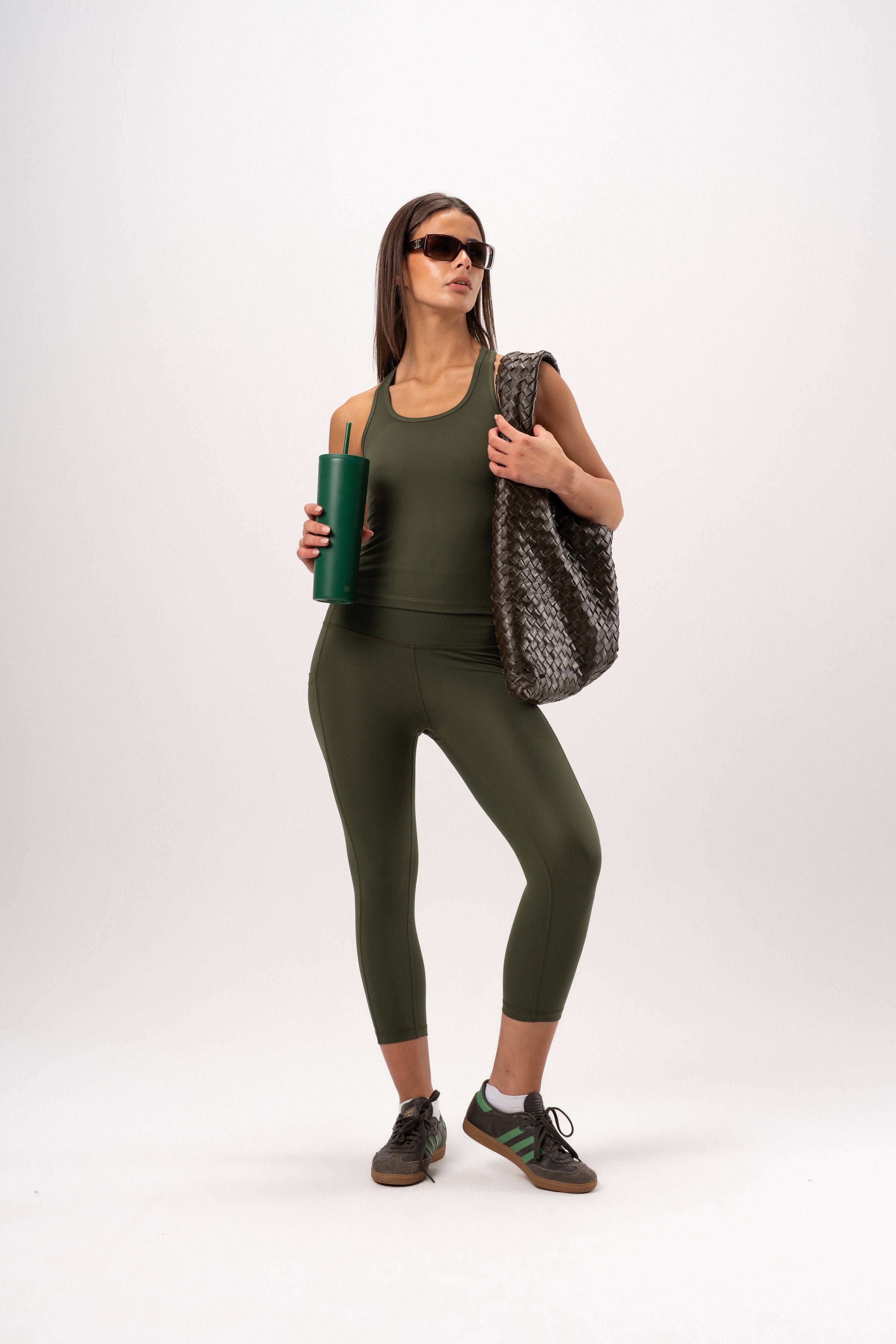 Utility High Waist Pocket Capri