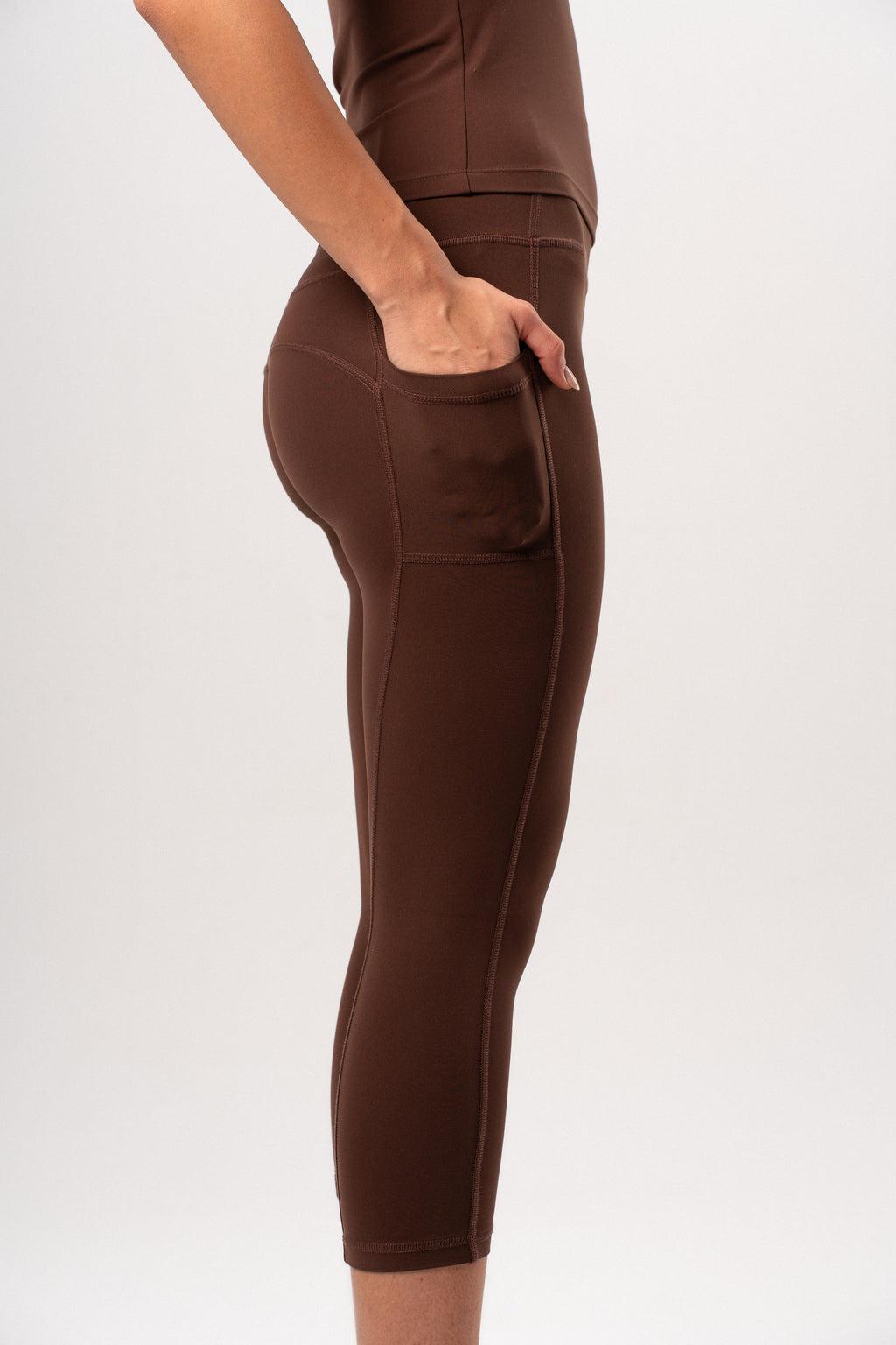 Utility High Waist Pocket Capri