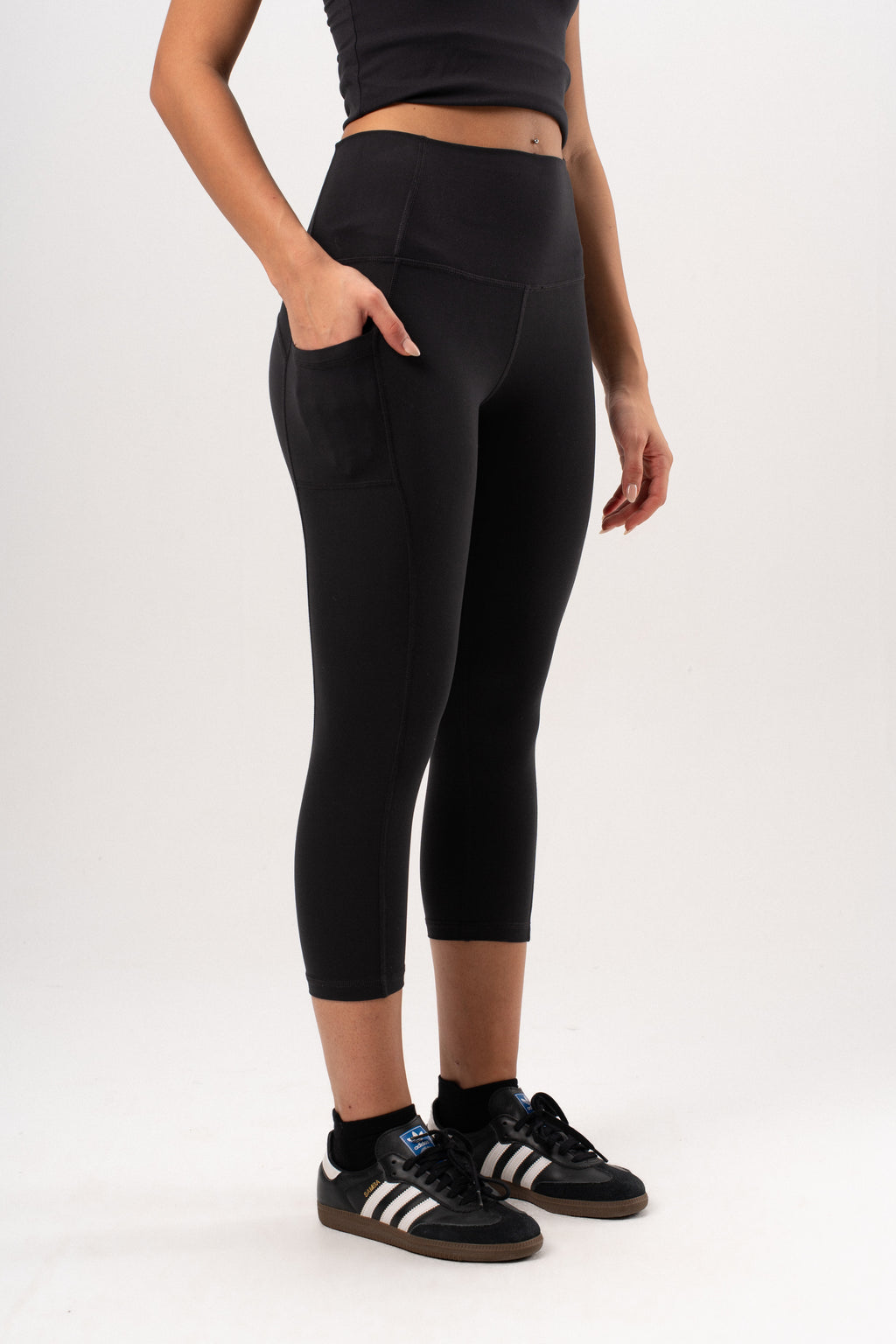 Utility High Waist Pocket Capri